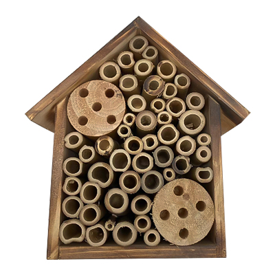 Hölzernes Vogel-Insektenhaus Überwintern Sie das hängende Insektenhaus