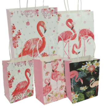 Tägliche Geschenktüte-Flamingos-Muster