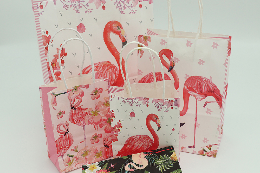 Tägliche Geschenktüte-Flamingos-Muster